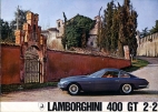 Lamborghini 400 GT 2+2 original brochure
